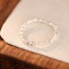 Anillo Elástico Ajustable de Jade Hetian Natural Natural Hetian Jade Adjustable Elastic Ring