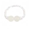 Anillo Elástico Ajustable de Jade Hetian Natural Natural Hetian Jade Adjustable Elastic Ring