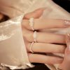 Anillo Elástico Ajustable de Jade Hetian Natural Natural Hetian Jade Adjustable Elastic Ring