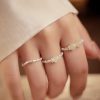 Anillo Elástico Ajustable de Jade Hetian Natural Natural Hetian Jade Adjustable Elastic Ring