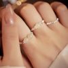 Anillo Elástico Ajustable de Jade Hetian Natural Natural Hetian Jade Adjustable Elastic Ring