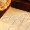 Anillo Elástico Ajustable de Jade Hetian Natural Natural Hetian Jade Adjustable Elastic Ring