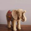 Decoración para el Hogar: Elefante de Resina, Sabiduría y Prosperidad Resin Elephant Wisdom Home Decoration