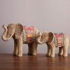 Decoración para el Hogar: Elefante de Resina, Sabiduría y Prosperidad Resin Elephant Wisdom Home Decoration