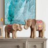Decoración para el Hogar: Elefante de Resina, Sabiduría y Prosperidad Resin Elephant Wisdom Home Decoration