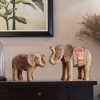 Decoración para el Hogar: Elefante de Resina, Sabiduría y Prosperidad Resin Elephant Wisdom Home Decoration