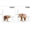Decoración para el Hogar: Elefante de Resina, Sabiduría y Prosperidad Resin Elephant Wisdom Home Decoration
