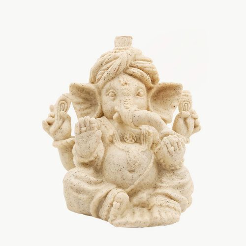 Estatua de Ganesha Ganpati de Resina para la Bendición del Hogar Estatua de Ganesha Ganpati de Resina para la Bendición del Hogar