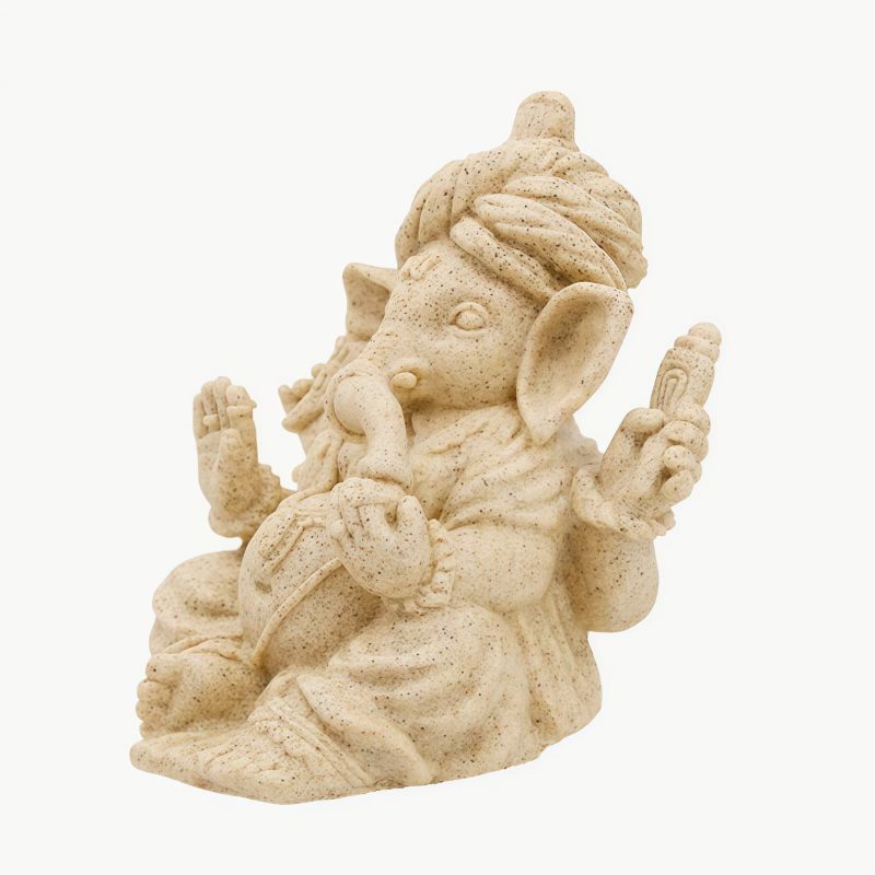 Patung Ganesha Resin Ganjali Elephant untuk Berkah Rumah Resin Ganesh Ganpati Elephant Statue for Home Blessing