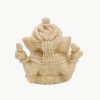 Patung Ganesha Resin Ganjali Elephant untuk Berkah Rumah Resin Ganesh Ganpati Elephant Statue for Home Blessing