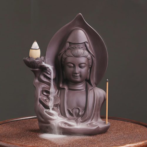 Quemador de Incienso de Loto Tibetano Avalokitesvara Quemador de Incienso de Loto Tibetano Avalokitesvara