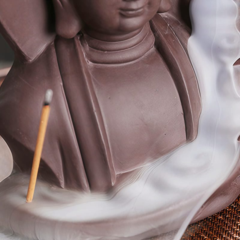 Quemador de Incienso de Loto Tibetano Avalokitesvara Tibetan Avalokitesvara Lotus Incense Burner