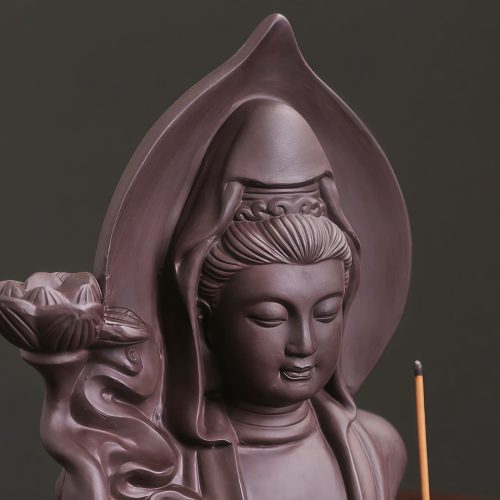 Quemador de Incienso de Loto Tibetano Avalokitesvara Quemador de Incienso de Loto Tibetano Avalokitesvara