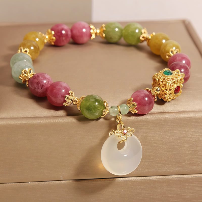 Pulsera de Protección con Turmalina y Sabiduría Ancestral Tourmaline Wisdom Protection Bracelet