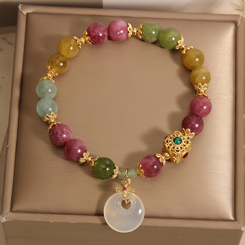 Pulsera de Protección con Turmalina y Sabiduría Ancestral Tourmaline Wisdom Protection Bracelet