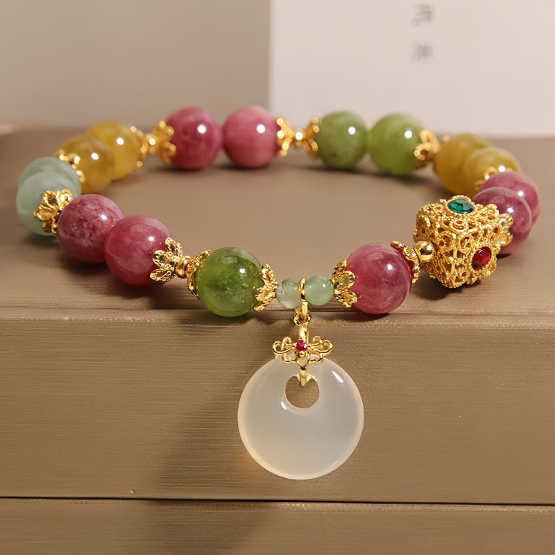 Pulsera de Protección con Turmalina y Sabiduría Ancestral Tourmaline Wisdom Protection Bracelet