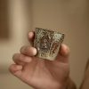 Taza de Té Vintage Grabada con Buda de Dunhuang Vintage Dunhuang Buddha Engraved Teacup