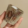 Taza de Té Vintage Grabada con Buda de Dunhuang Vintage Dunhuang Buddha Engraved Teacup