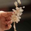 Pasador de Pelo con Borla de Magnolia de Aleación Alloy Magnolia Tassel Hair Clip