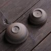 فنجان شاي كونغ فو سيراميك مخطط Ceramic Striped Kung Fu Teacup