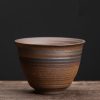 فنجان شاي كونغ فو سيراميك مخطط Ceramic Striped Kung Fu Teacup