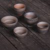 فنجان شاي كونغ فو سيراميك مخطط Ceramic Striped Kung Fu Teacup