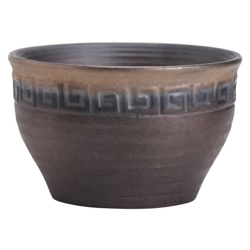 فنجان شاي كونغ فو سيراميك مخطط Ceramic Striped Kung Fu Teacup
