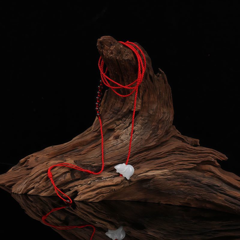 Cadena para el Vientre de Granate Natural del Zodiaco Chino Chinese Zodiac Natural Garnet Belly Chain