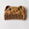 مشط جيبي من خشب الصندل الأخضر حسب الأبراج الصينية Chinese Zodiac Green Sandalwood Portable Comb
