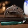 مشط جيبي من خشب الصندل الأخضر حسب الأبراج الصينية Chinese Zodiac Green Sandalwood Portable Comb