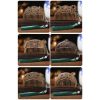 مشط جيبي من خشب الصندل الأخضر حسب الأبراج الصينية Chinese Zodiac Green Sandalwood Portable Comb