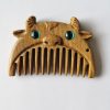 مشط جيبي من خشب الصندل الأخضر حسب الأبراج الصينية Chinese Zodiac Green Sandalwood Portable Comb