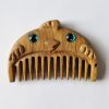 مشط جيبي من خشب الصندل الأخضر حسب الأبراج الصينية Chinese Zodiac Green Sandalwood Portable Comb