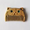 مشط جيبي من خشب الصندل الأخضر حسب الأبراج الصينية Chinese Zodiac Green Sandalwood Portable Comb