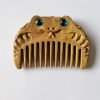 مشط جيبي من خشب الصندل الأخضر حسب الأبراج الصينية Chinese Zodiac Green Sandalwood Portable Comb