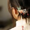 Corona para el Cabello con Mariposa y Perla de Estilo Chino Clásico Classical Chinese Pearl Butterfly Hair Crown