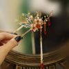 Corona para el Cabello con Mariposa y Perla de Estilo Chino Clásico Classical Chinese Pearl Butterfly Hair Crown