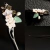دبوس شعر مبارك من خشب الأبنوس وقشرة الصدف Ebony Shell Blessing Hairpin
