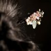 دبوس شعر مبارك من خشب الأبنوس وقشرة الصدف Ebony Shell Blessing Hairpin