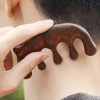 Peine de Masaje Calmante de Sándalo Verde Green Sandalwood Soothing Massage Comb