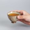 Cangkir Teh Porcelain Ru Kiln Jingdezhen dengan Desain Gadis Hanfu Jingdezhen Ru Kiln Porcelain Teacup with Hanfu Girl Design