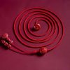 Cadena de Vientre de Loto de Cinnabar Natural Natural Cinnabar Lotus Belly Chain