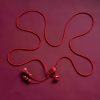 Cadena de Vientre de Loto de Cinnabar Natural Natural Cinnabar Lotus Belly Chain