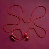 Cadena de Vientre de Loto de Cinnabar Natural Natural Cinnabar Lotus Belly Chain