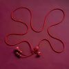 Cadena de Vientre de Loto de Cinnabar Natural Natural Cinnabar Lotus Belly Chain