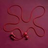 Cadena de Vientre de Loto de Cinnabar Natural Natural Cinnabar Lotus Belly Chain
