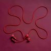 Cadena de Vientre de Loto de Cinnabar Natural Natural Cinnabar Lotus Belly Chain