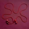 Cadena de Vientre de Loto de Cinnabar Natural Natural Cinnabar Lotus Belly Chain