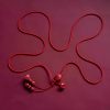 Cadena de Vientre de Loto de Cinnabar Natural Natural Cinnabar Lotus Belly Chain
