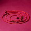 Cadena de vientre Pixiu de cinabrio natural Natural Cinnabar Pixiu Belly Chain